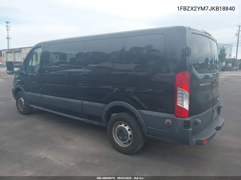 2018 FORD TRANSIT VIN 1FBZX2YM7JKB18840 — фото 3