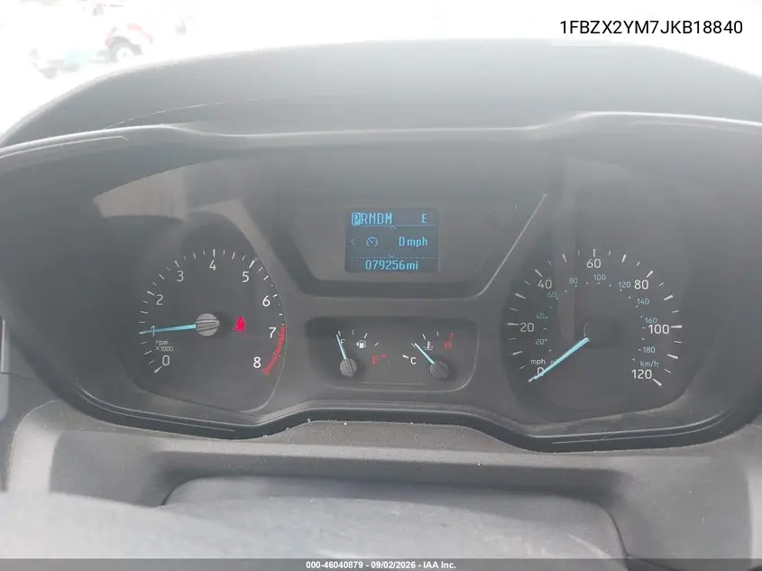 2018 FORD TRANSIT VIN 1FBZX2YM7JKB18840 — фото 7