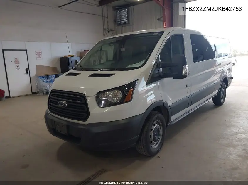 2018 FORD TRANSIT VIN 1FBZX2ZM2JKB42753 — фото 2