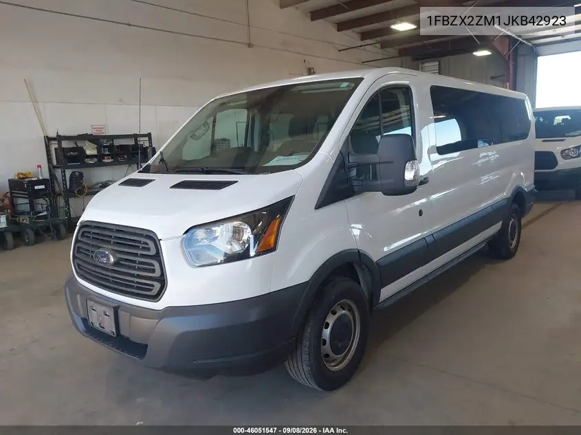 2018 FORD TRANSIT VIN 1FBZX2ZM1JKB42923 — фото 2