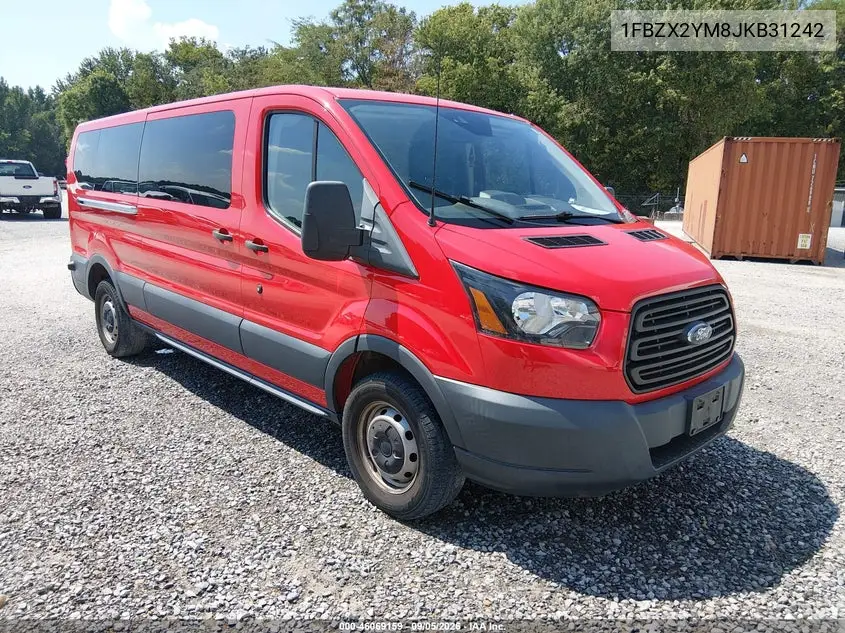 FORD TRANSIT 2018, VIN 1FBZX2YM8JKB31242