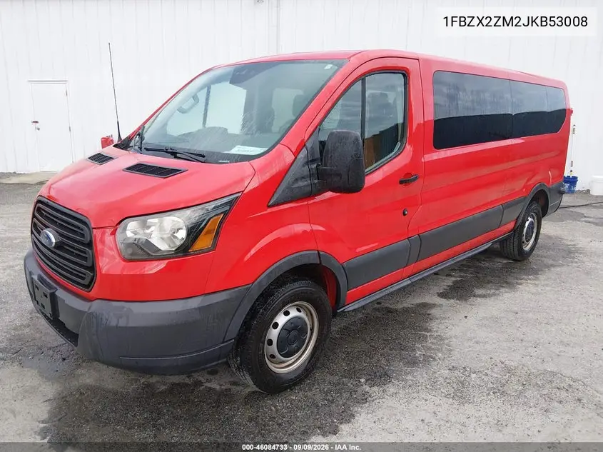 2018 FORD TRANSIT VIN 1FBZX2ZM2JKB53008 — фото 2