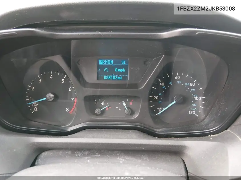 2018 FORD TRANSIT VIN 1FBZX2ZM2JKB53008 — фото 7