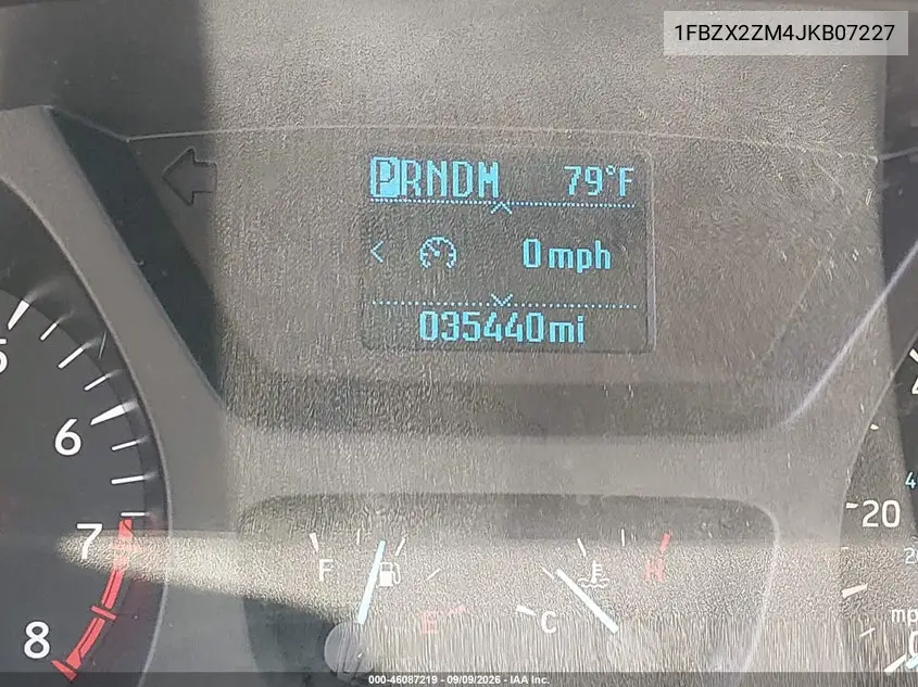 2018 FORD TRANSIT VIN 1FBZX2ZM4JKB07227 — фото 15