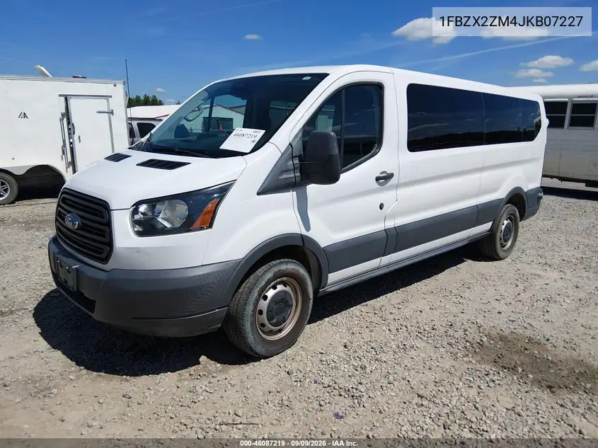 2018 FORD TRANSIT VIN 1FBZX2ZM4JKB07227 — фото 2