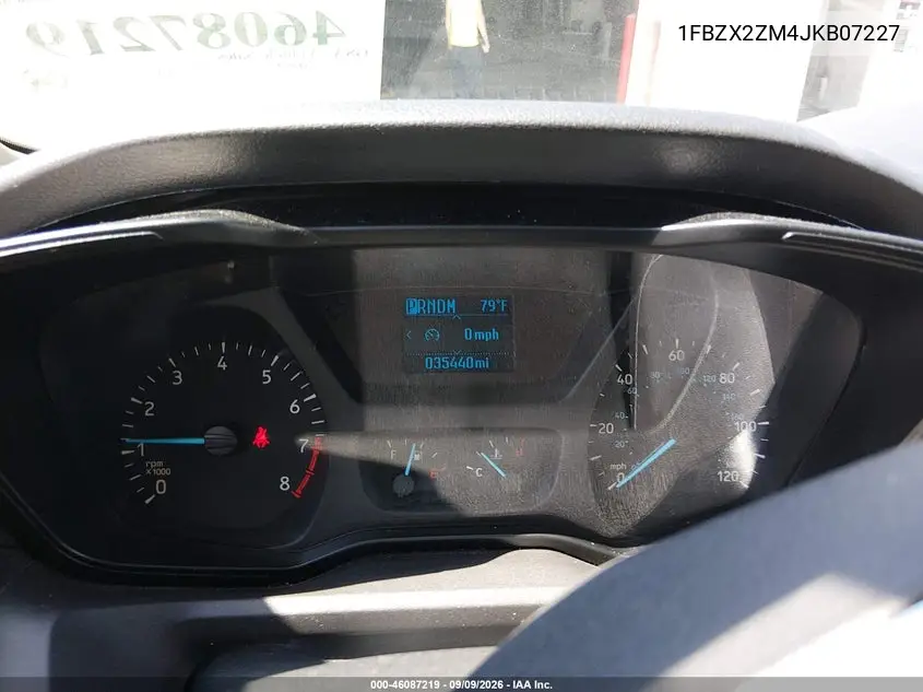 2018 FORD TRANSIT VIN 1FBZX2ZM4JKB07227 — фото 7