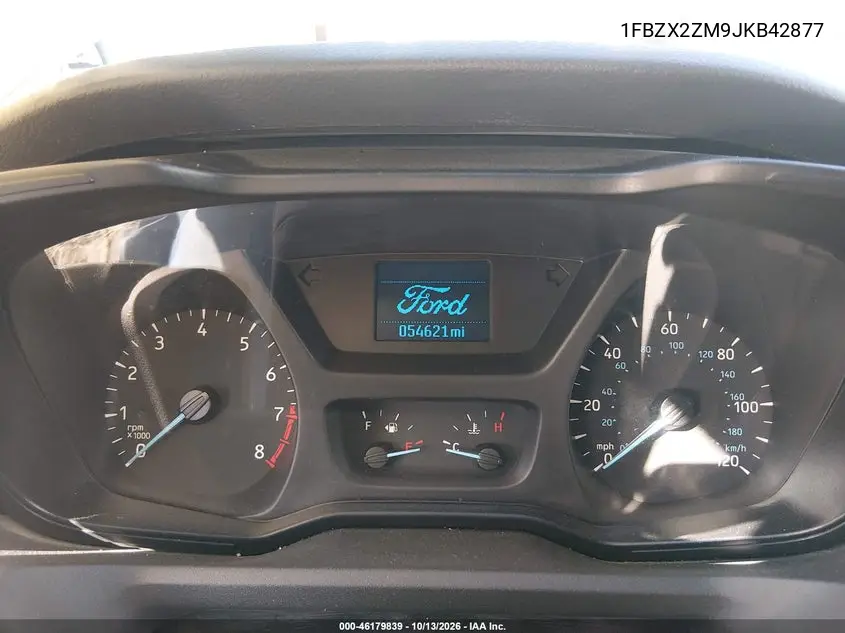 2018 FORD TRANSIT VIN 1FBZX2ZM9JKB42877 — фото 7