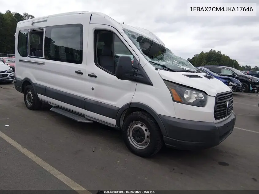 FORD TRANSIT 2018, VIN 1FBAX2CM4JKA17646