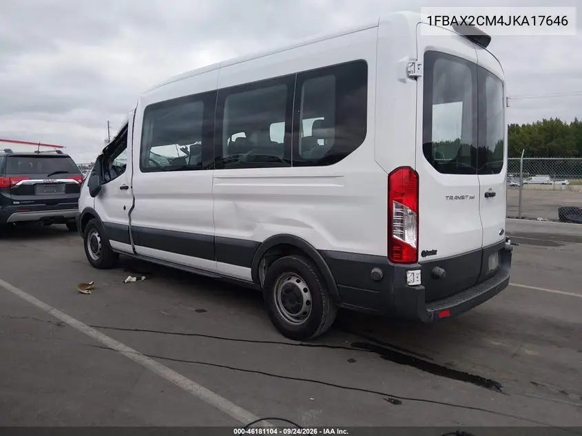 FORD TRANSIT 2018, VIN 1FBAX2CM4JKA17646