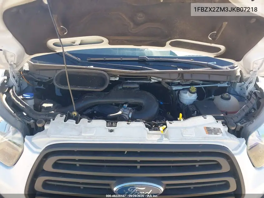2018 FORD TRANSIT VIN 1FBZX2ZM3JKB07218 — фото 10
