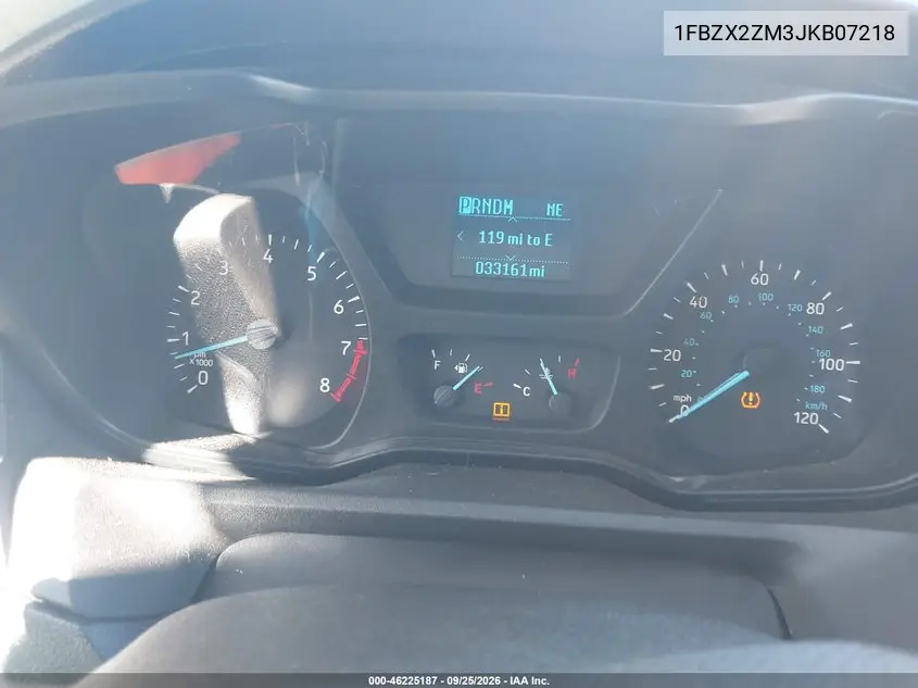 2018 FORD TRANSIT VIN 1FBZX2ZM3JKB07218 — фото 7