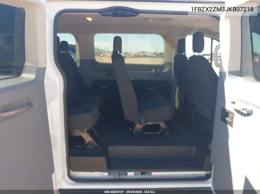 2018 FORD TRANSIT VIN 1FBZX2ZM3JKB07218 — фото 8