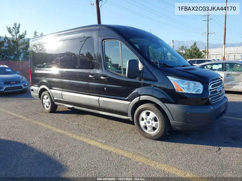 FORD TRANSIT 2018, VIN 1FBAX2CG3JKA44170