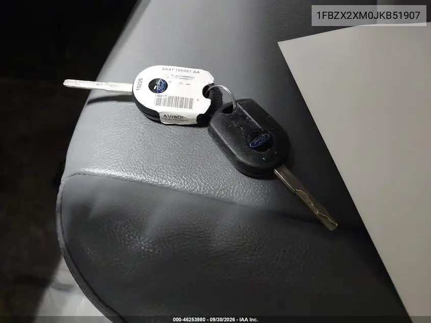 2018 FORD TRANSIT VIN 1FBZX2XM0JKB51907 — фото 11