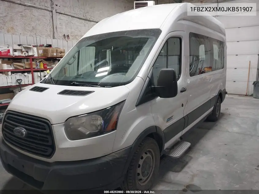 2018 FORD TRANSIT VIN 1FBZX2XM0JKB51907 — фото 2