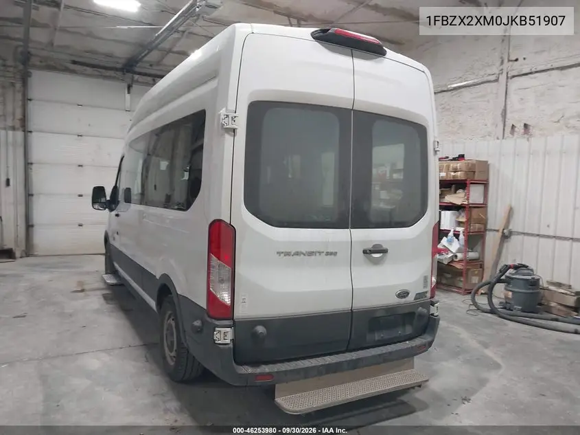 2018 FORD TRANSIT VIN 1FBZX2XM0JKB51907 — фото 3