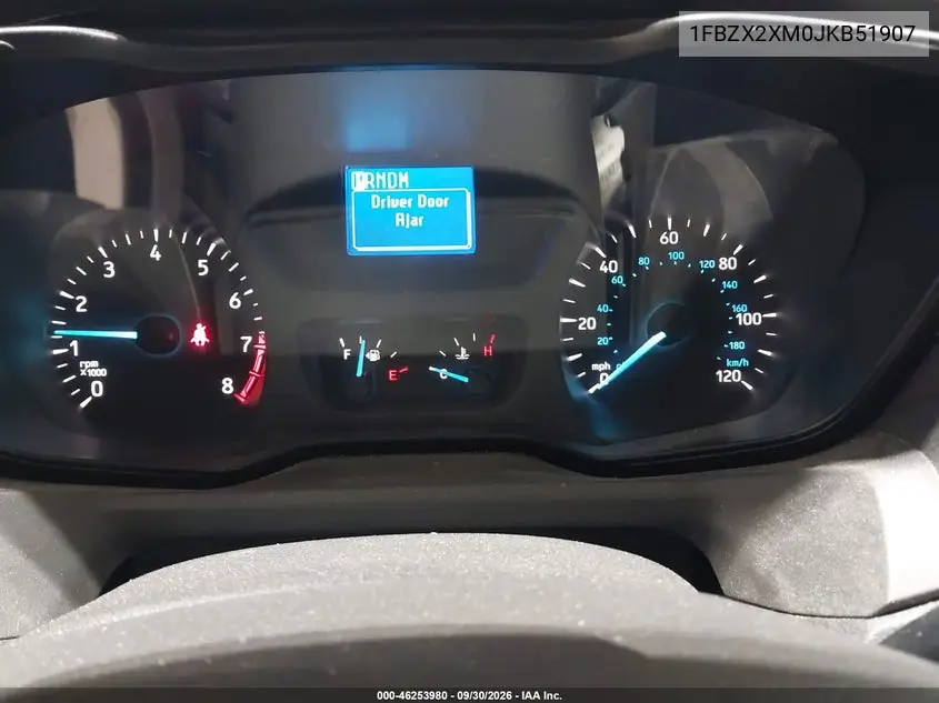 2018 FORD TRANSIT VIN 1FBZX2XM0JKB51907 — фото 7