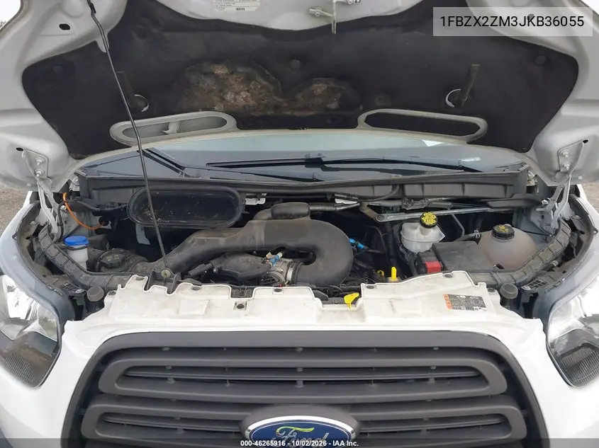 2018 FORD TRANSIT VIN 1FBZX2ZM3JKB36055 — фото 10