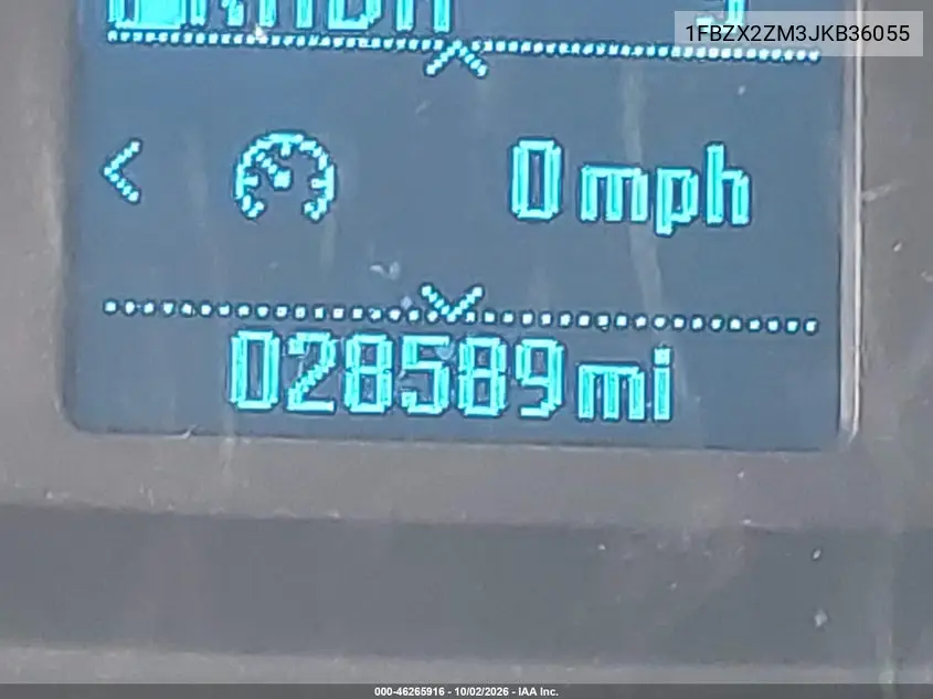 2018 FORD TRANSIT VIN 1FBZX2ZM3JKB36055 — фото 15
