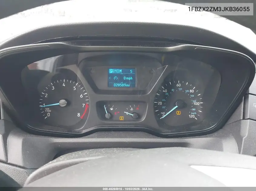2018 FORD TRANSIT VIN 1FBZX2ZM3JKB36055 — фото 7