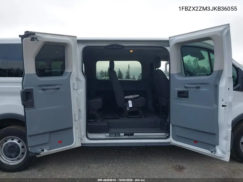2018 FORD TRANSIT VIN 1FBZX2ZM3JKB36055 — фото 8