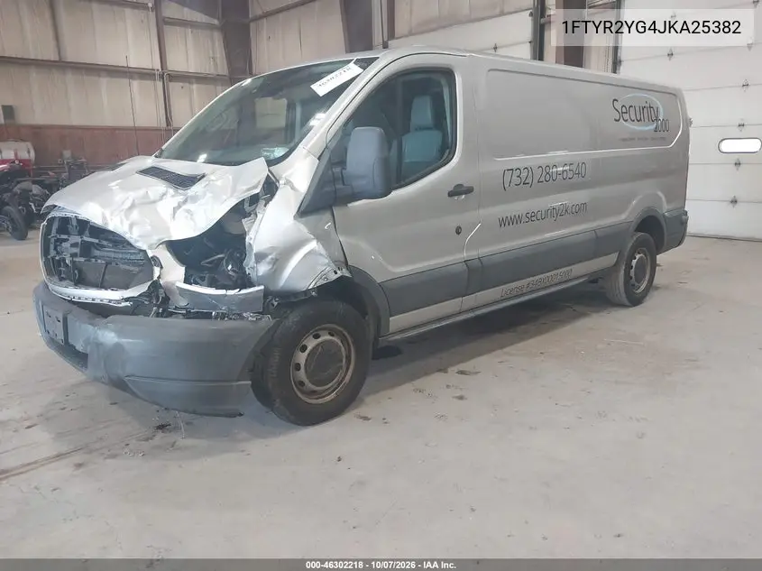 2018 FORD TRANSIT VIN 1FTYR2YG4JKA25382 — фото 2