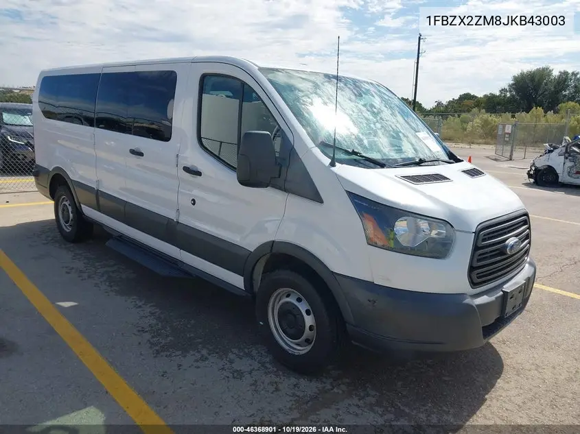 FORD TRANSIT 2018, VIN 1FBZX2ZM8JKB43003