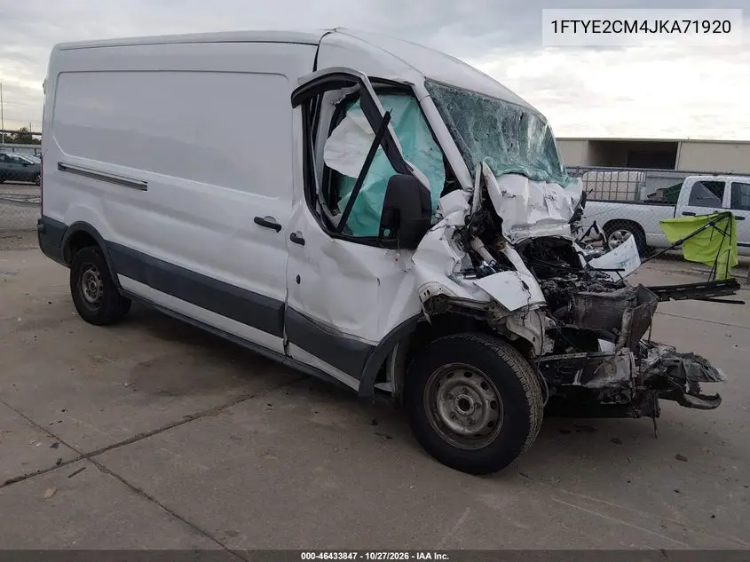 FORD TRANSIT 2018, VIN 1FTYE2CM4JKA71920