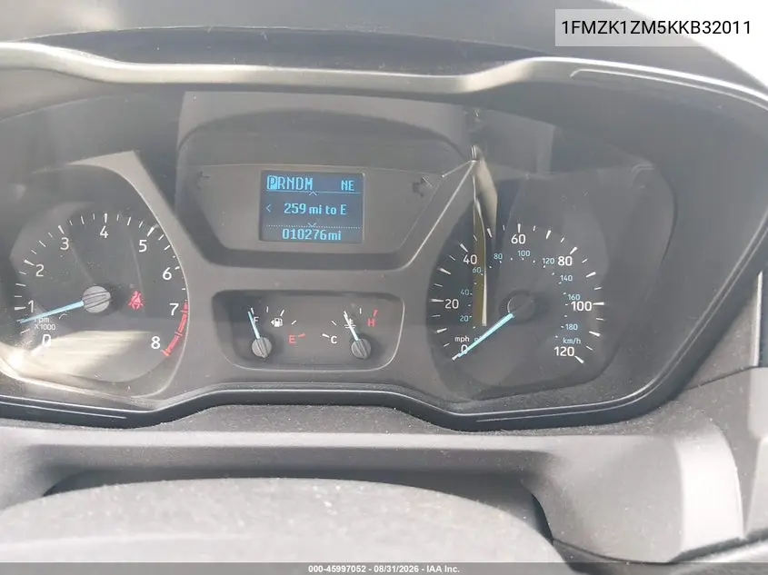 2019 FORD TRANSIT VIN 1FMZK1ZM5KKB32011 — фото 7