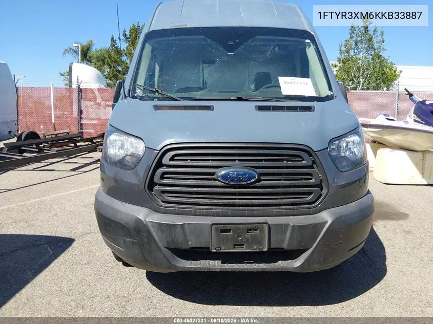 2019 FORD TRANSIT VIN 1FTYR3XM6KKB33887 — фото 12
