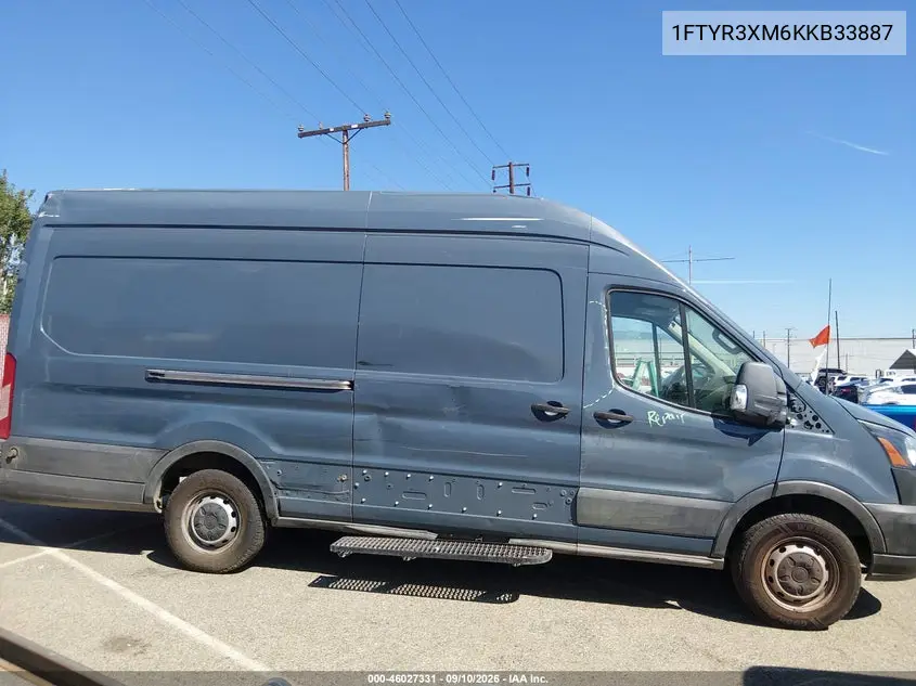 2019 FORD TRANSIT VIN 1FTYR3XM6KKB33887 — фото 13