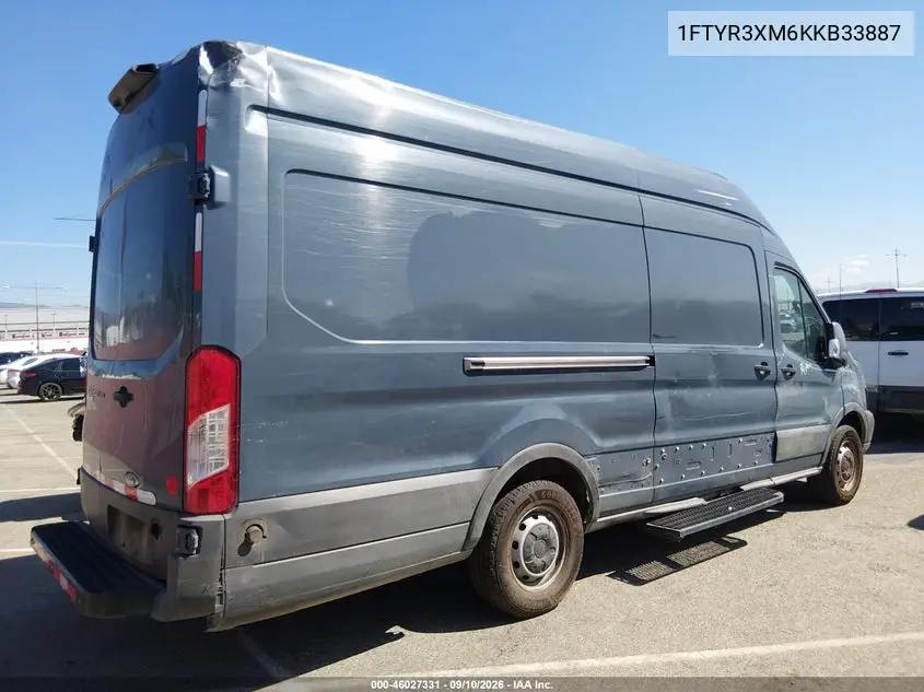 2019 FORD TRANSIT VIN 1FTYR3XM6KKB33887 — фото 4