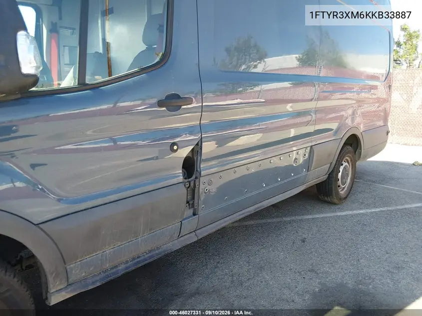 2019 FORD TRANSIT VIN 1FTYR3XM6KKB33887 — фото 6