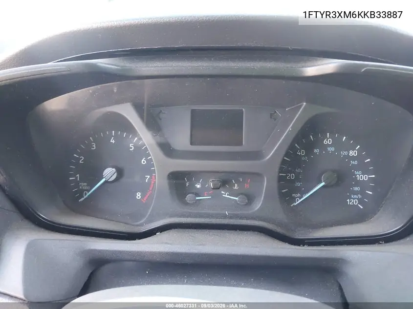 2019 FORD TRANSIT VIN 1FTYR3XM6KKB33887 — фото 7