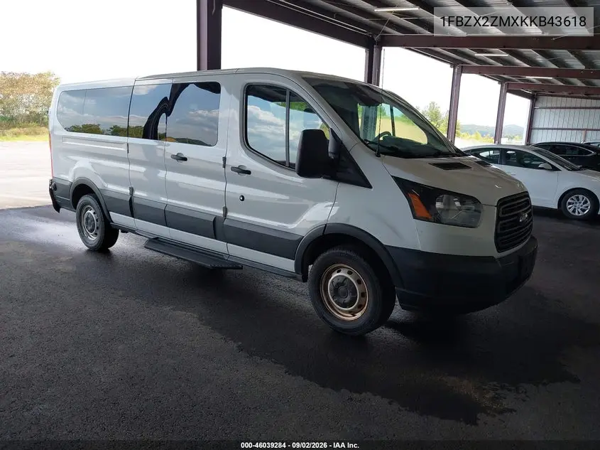 FORD TRANSIT 2019, VIN 1FBZX2ZMXKKB43618