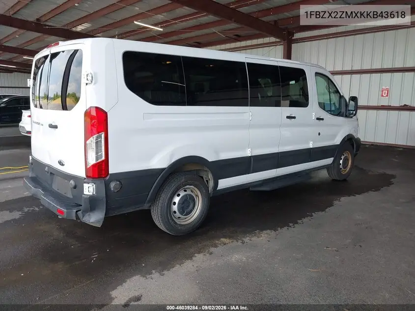 2019 FORD TRANSIT VIN 1FBZX2ZMXKKB43618 — фото 4