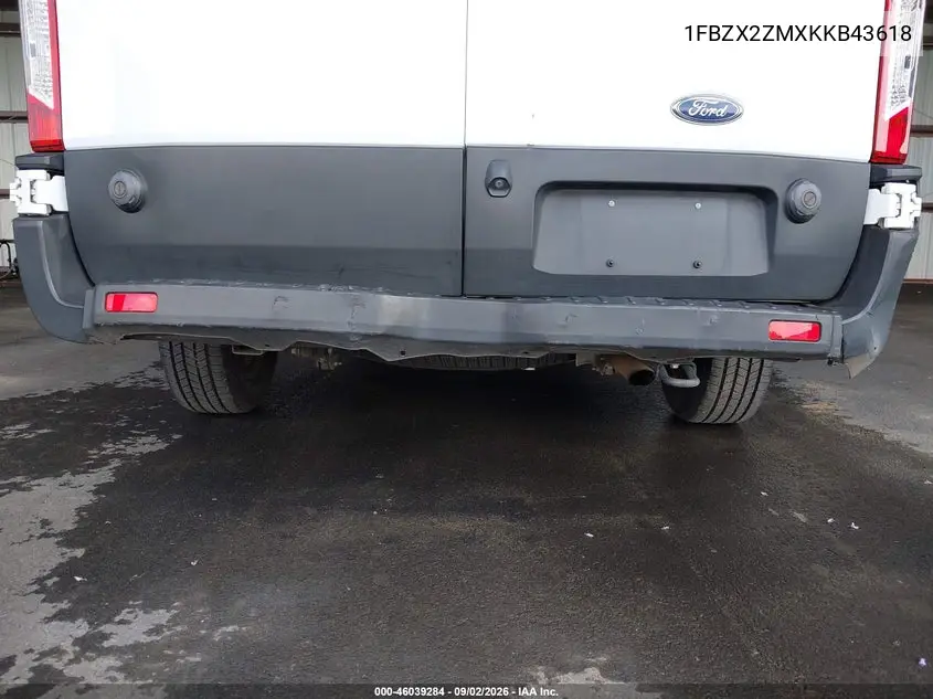 2019 FORD TRANSIT VIN 1FBZX2ZMXKKB43618 — фото 6