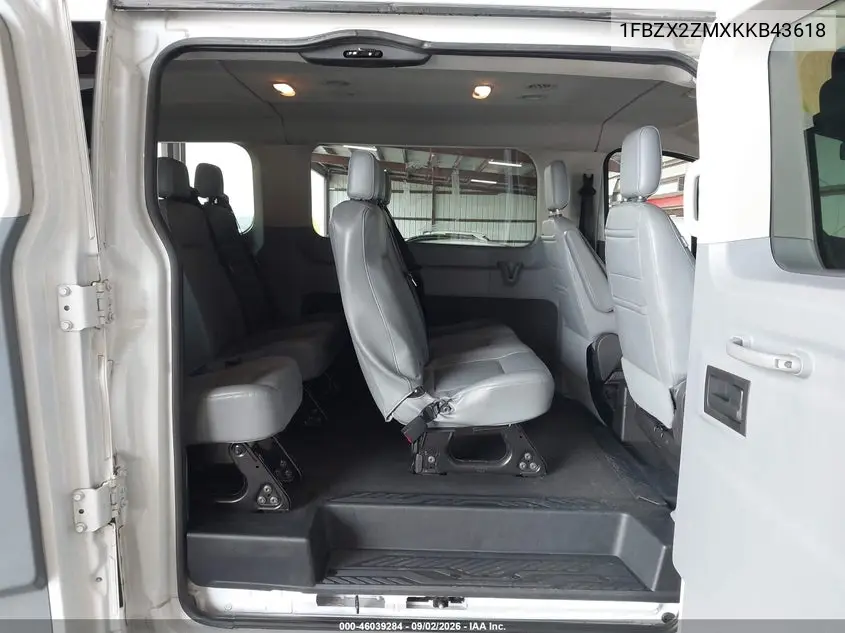 2019 FORD TRANSIT VIN 1FBZX2ZMXKKB43618 — фото 8