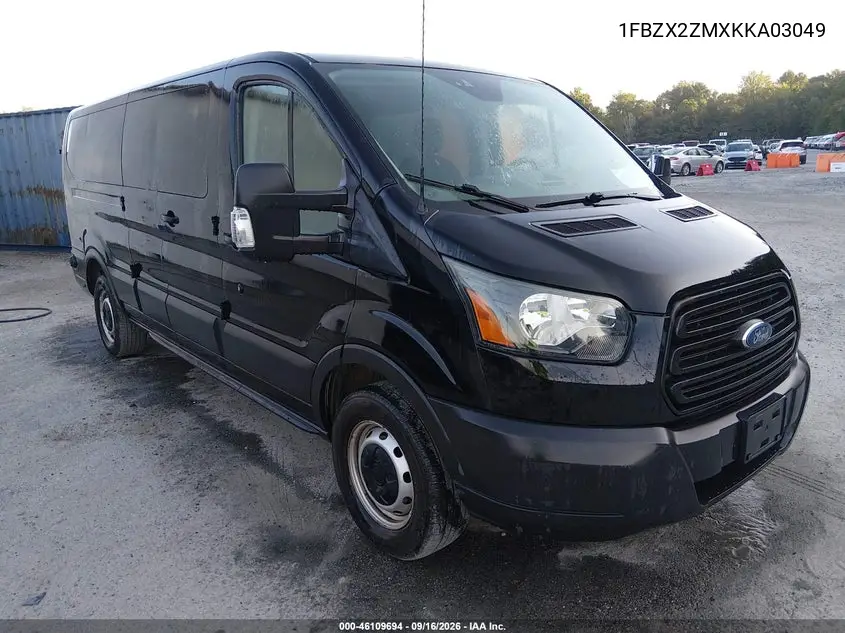 FORD TRANSIT 2019, VIN 1FBZX2ZMXKKA03049