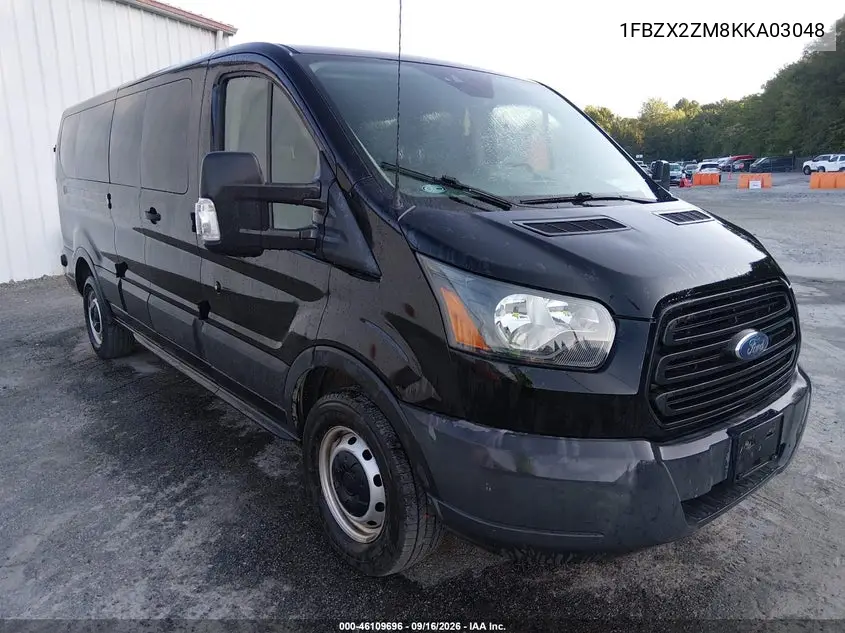 FORD TRANSIT 2019, VIN 1FBZX2ZM8KKA03048