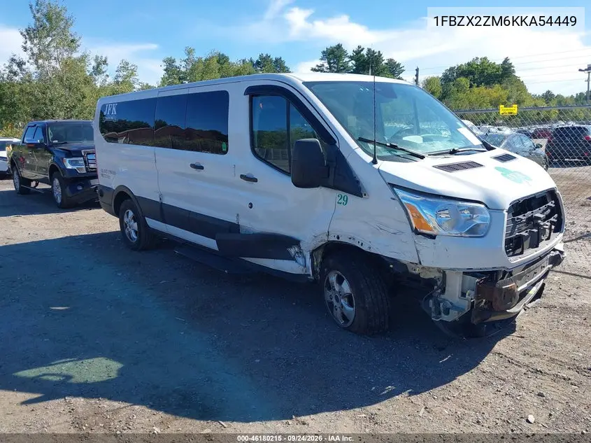 FORD TRANSIT 2019, VIN 1FBZX2ZM6KKA54449