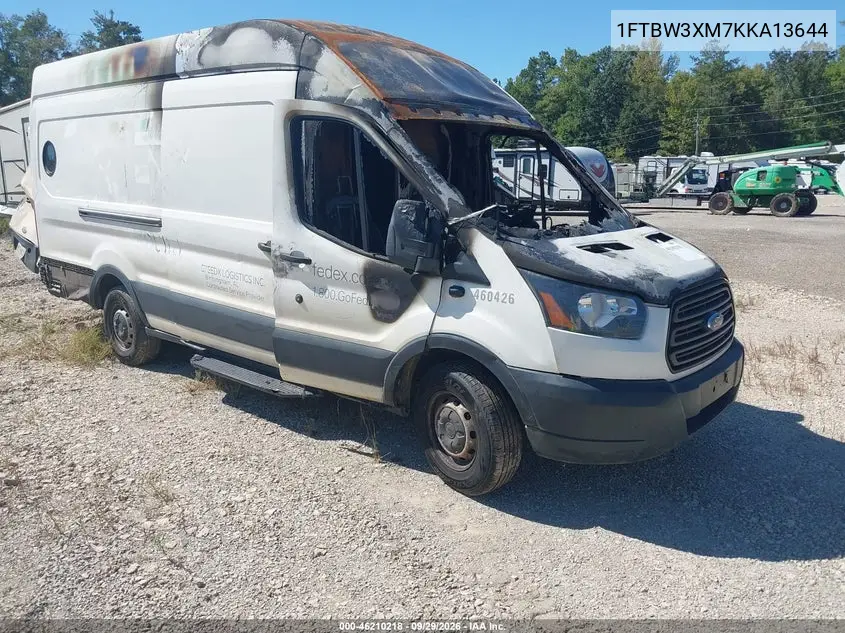 FORD TRANSIT 2019, VIN 1FTBW3XM7KKA13644