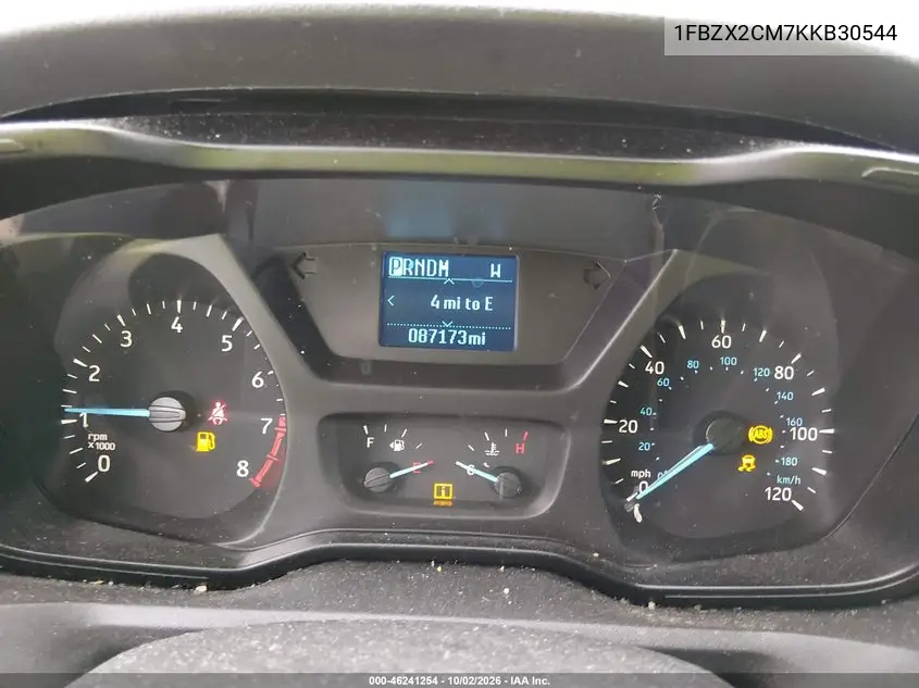 2019 FORD TRANSIT VIN 1FBZX2CM7KKB30544 — фото 7