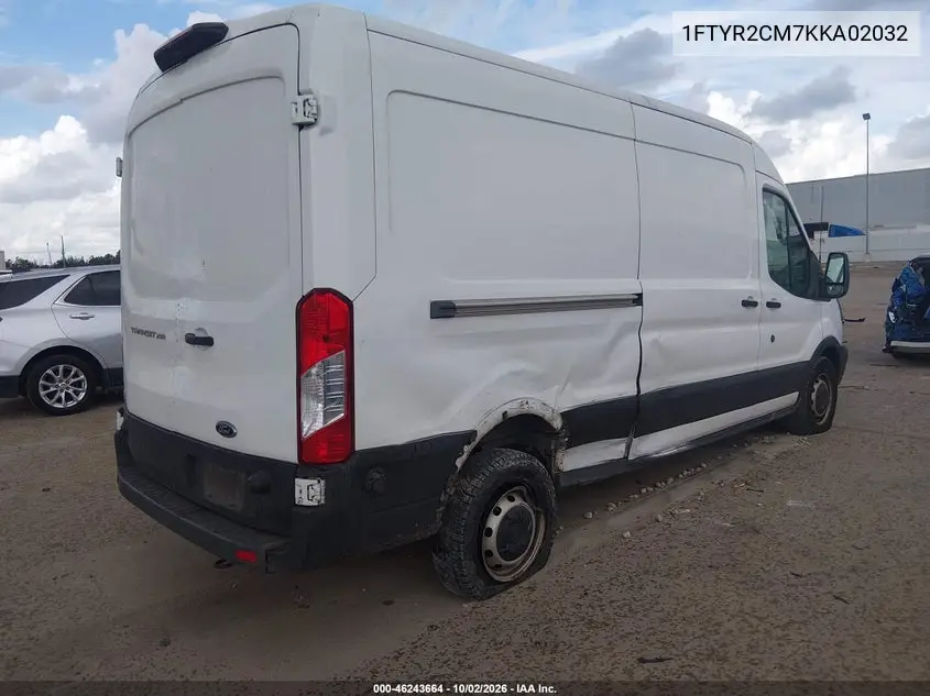 2019 FORD TRANSIT VIN 1FTYR2CM7KKA02032 — фото 4