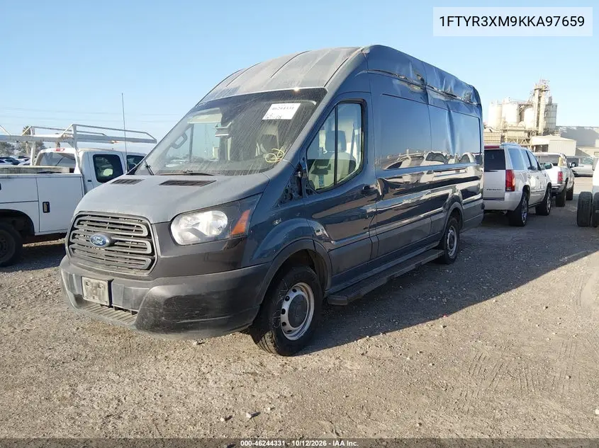 2019 FORD TRANSIT VIN 1FTYR3XM9KKA97659 — фото 2