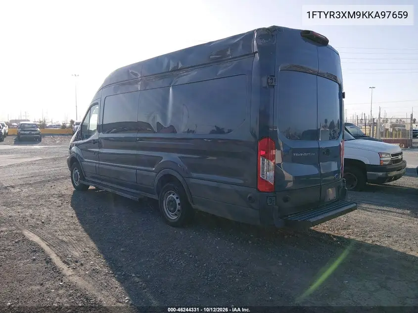 2019 FORD TRANSIT VIN 1FTYR3XM9KKA97659 — фото 3
