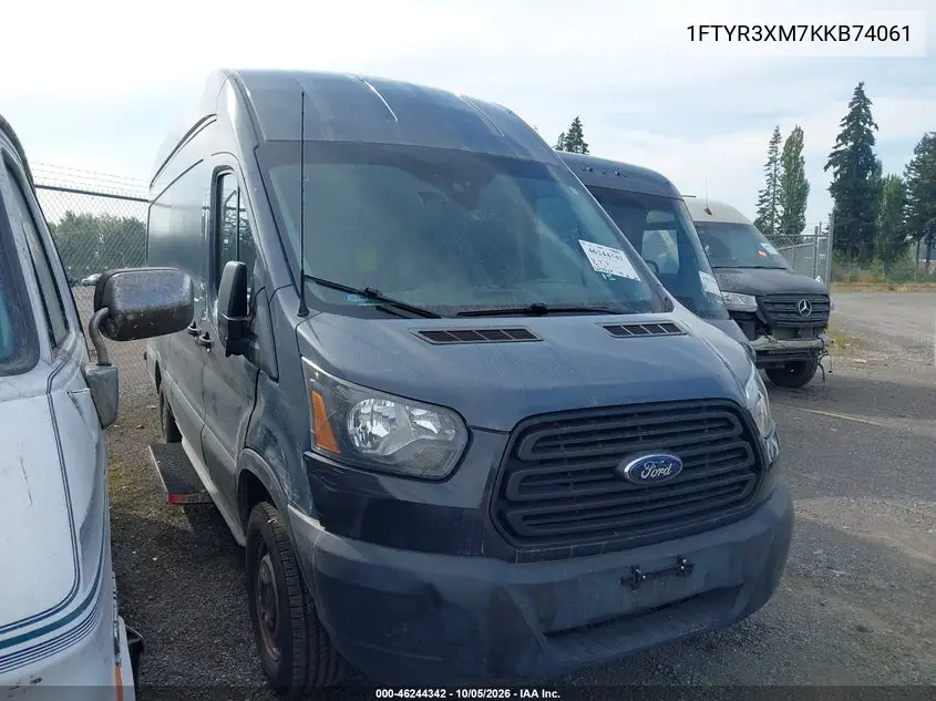 FORD TRANSIT 2019, VIN 1FTYR3XM7KKB74061