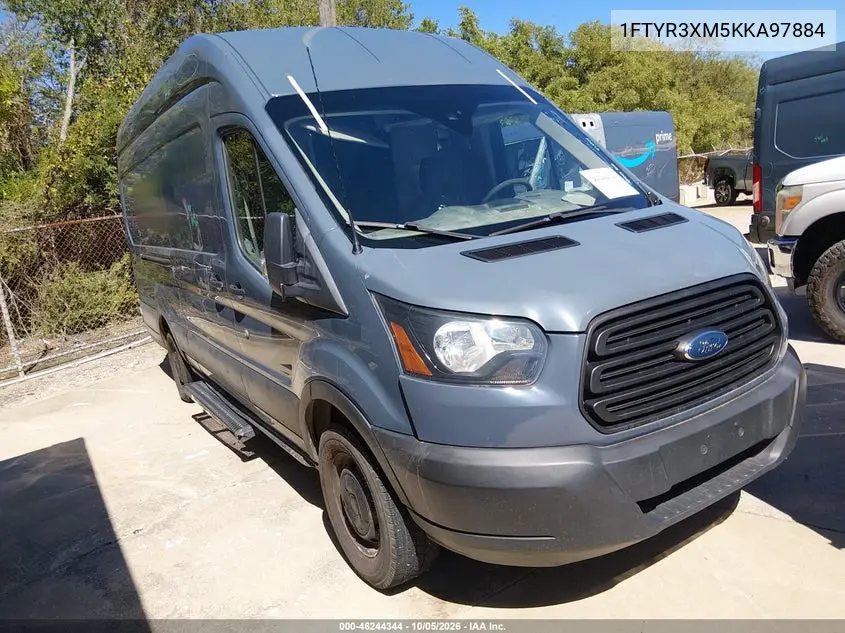 FORD TRANSIT 2019, VIN 1FTYR3XM5KKA97884