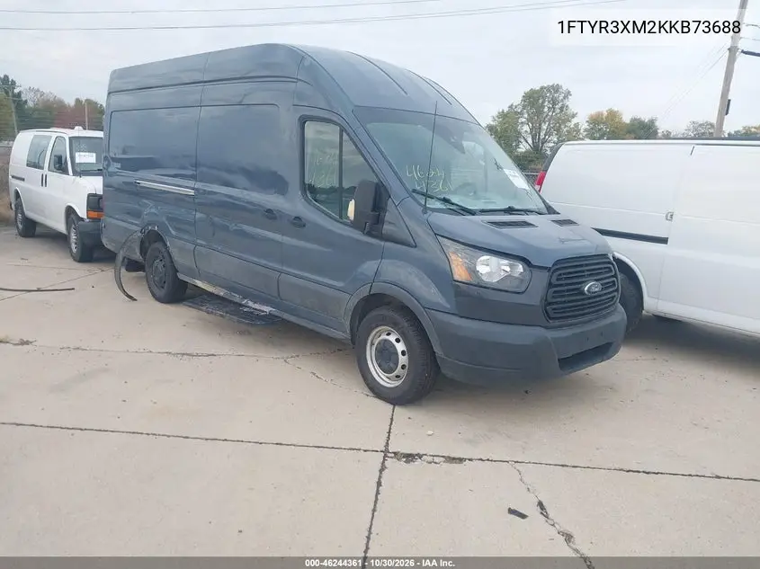 FORD TRANSIT 2019, VIN 1FTYR3XM2KKB73688