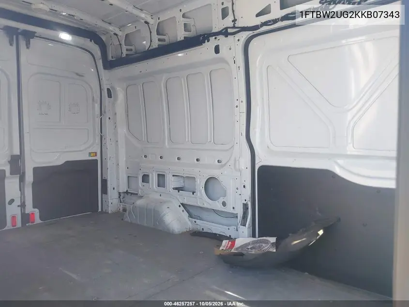 2019 FORD TRANSIT VIN 1FTBW2UG2KKB07343 — фото 8